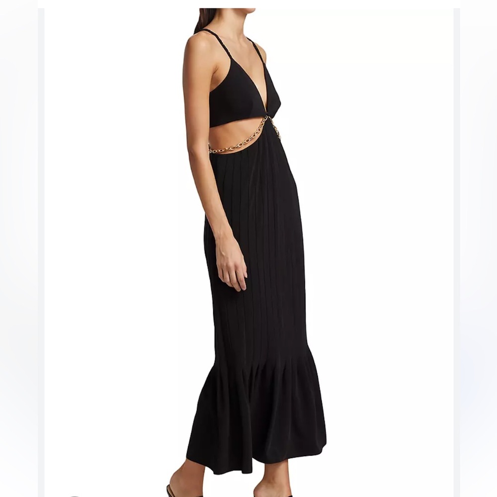 Jonathan Simkhai Ayla cut out midi dress